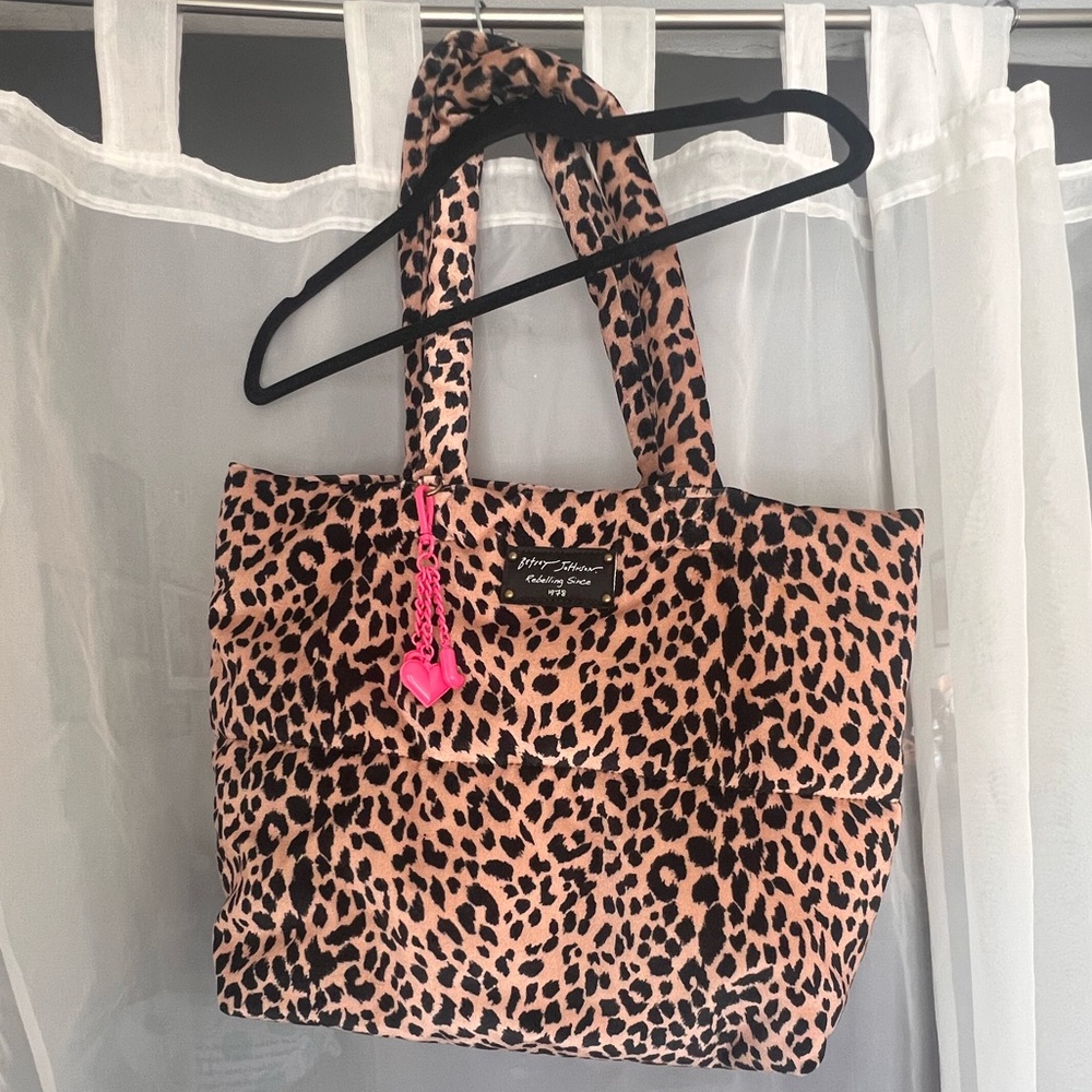Leopard Print Tote Bag Betsey Johnson